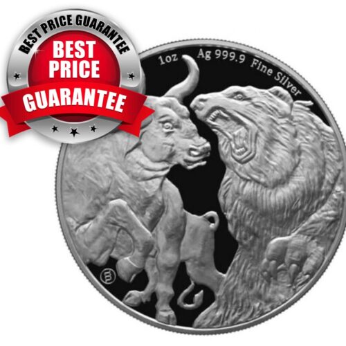 Silbermünzen kaufen Bull & Bear 1 oz 2023