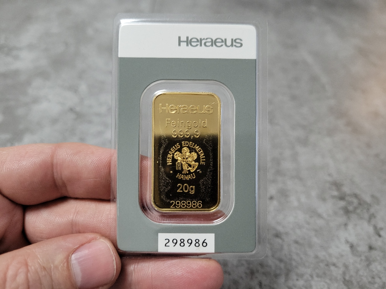 Gold kaufen Heraeus 20 g Gold kaufen Heraeus 20 g