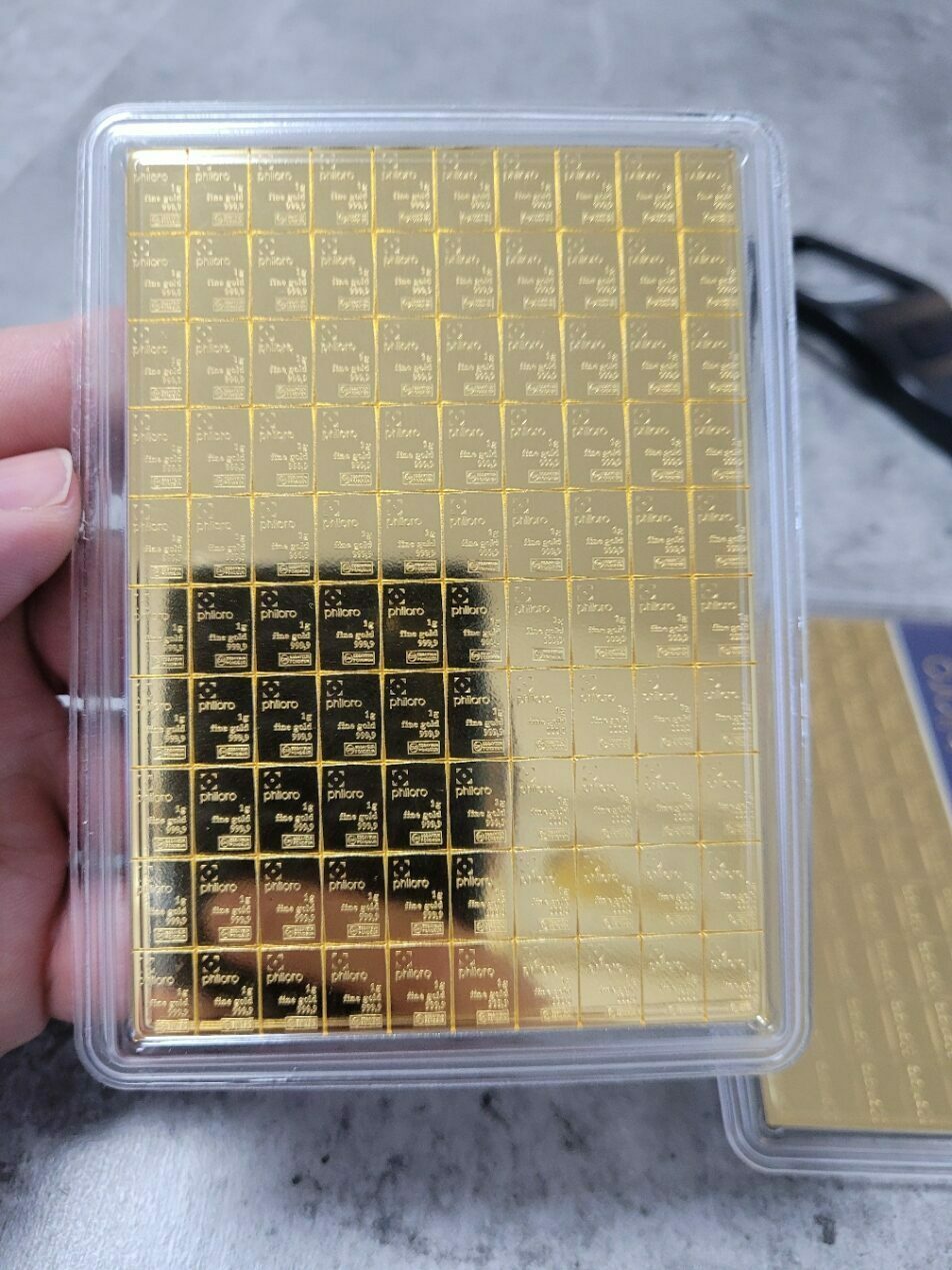 CombiBar philoro 100 g Gold kaufen CombiBar philoro 100 g Gold kaufen