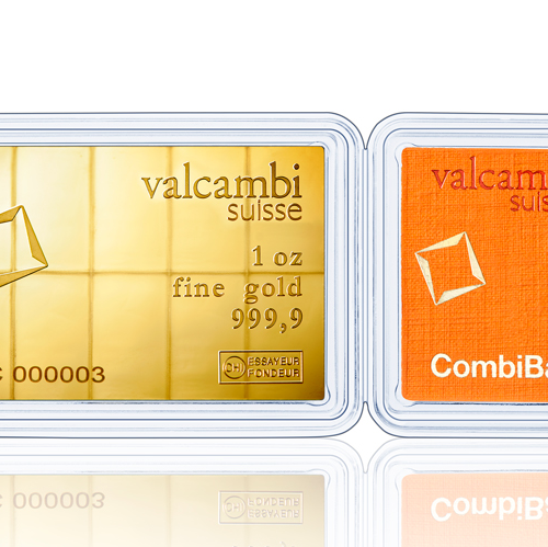 Goldbarren kaufen Valcambi Combibar 1 oz