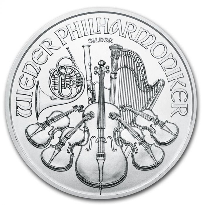 Silbermünzen kaufen Wiener Philharmoniker 1 oz 2023 Silbermünzen kaufen Wiener Philharmoniker 1 oz 2023
