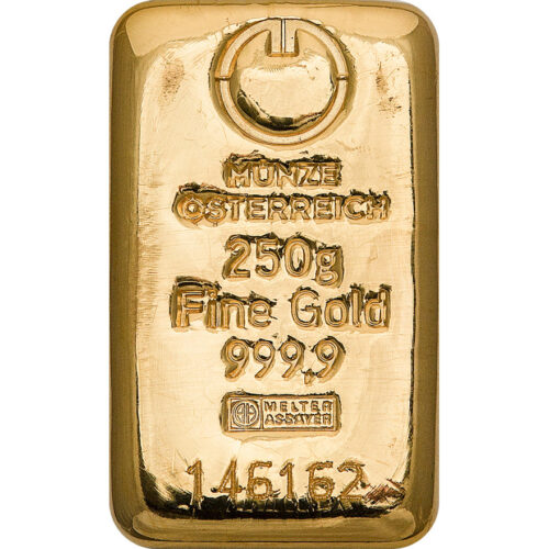 Goldbarren kaufen Münze Österreich 250 g