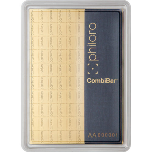 Goldbarren kaufen Gold CombiBar philoro 100 g