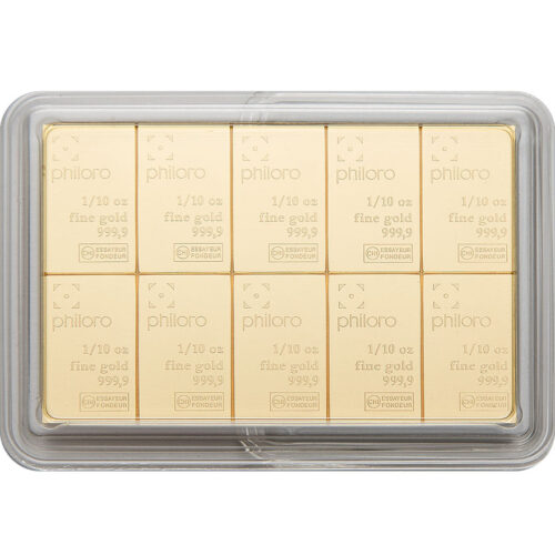 Goldbarren kaufen CombiBar 1 oz Philoro
