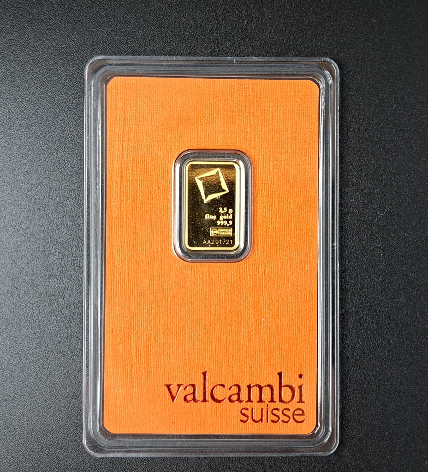 Gold kaufen Valcambi 2,5 g Gold kaufen Valcambi 2,5 g