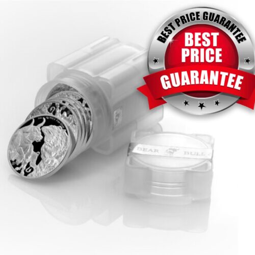 Silbermünzen kaufen Tube 1 oz Silber Bull & Bear