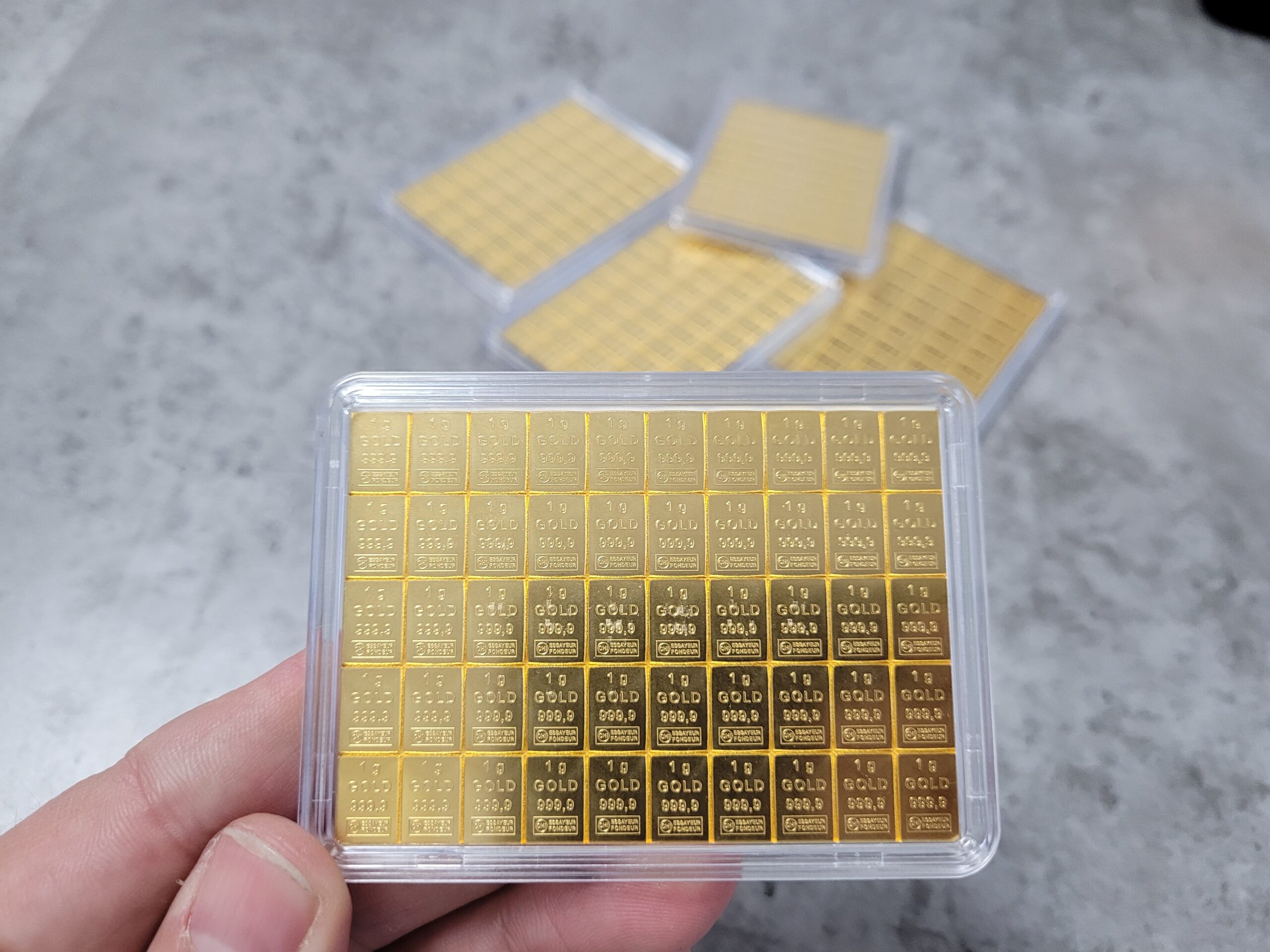 Investmentpaket 10 x 50 g Goldbarren kaufen Investmentpaket 10 x 50 g Goldbarren kaufen